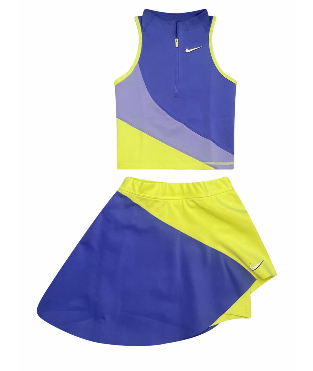 NIKE Синий синтетический спортивные костюмы, фото 1