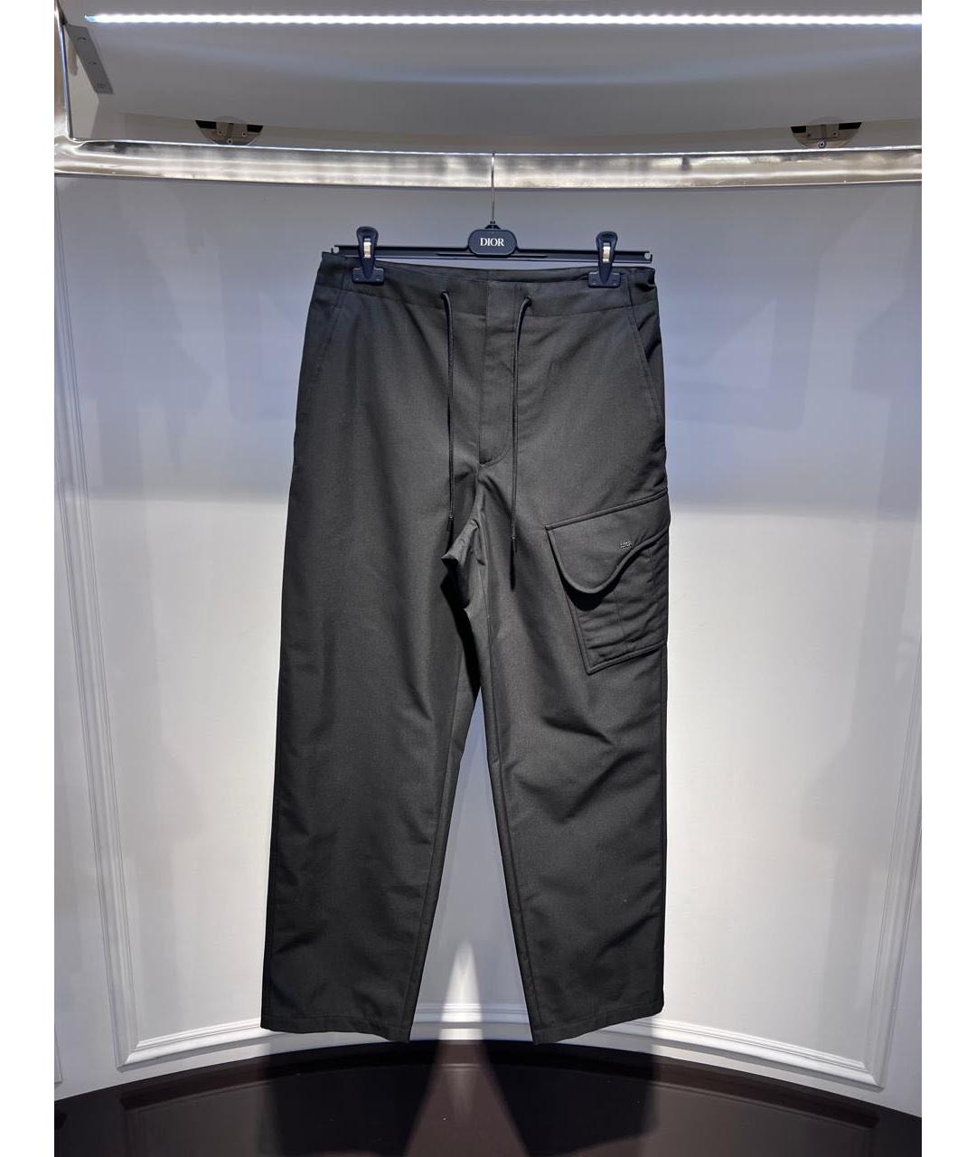 CHRISTIAN DIOR Серые повседневные брюки, фото 3