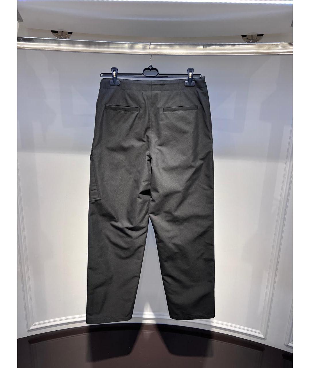 CHRISTIAN DIOR Серые повседневные брюки, фото 2