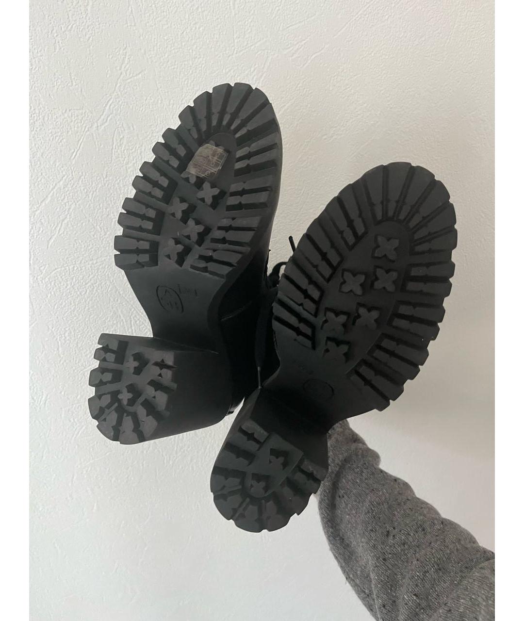 ASH Черные кожаные ботинки, фото 3