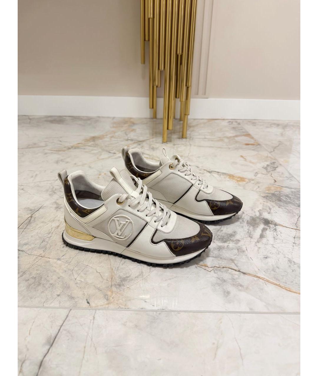 LOUIS VUITTON Белые кроссовки, фото 7