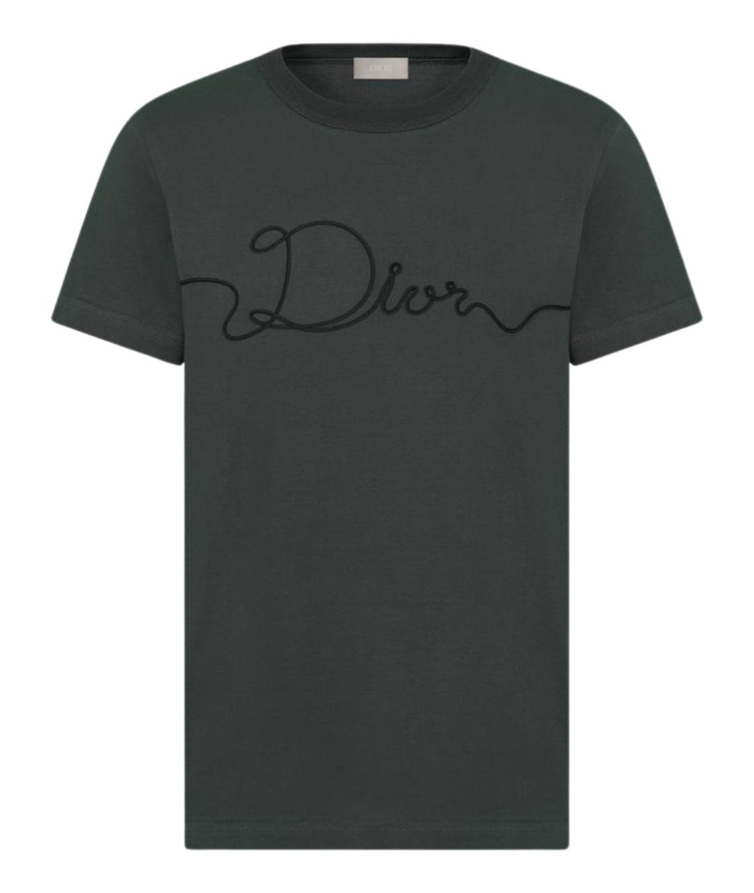 CHRISTIAN DIOR Серая футболка, фото 1