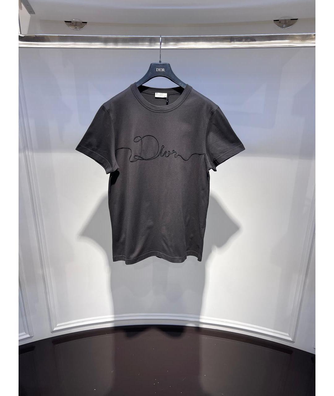 CHRISTIAN DIOR Серая футболка, фото 2