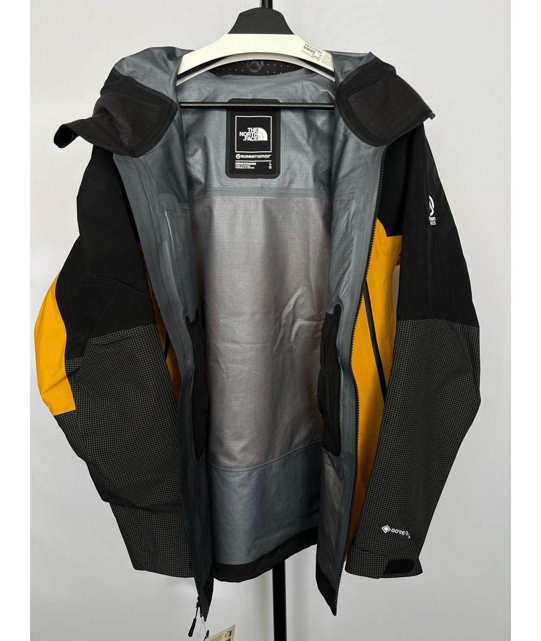 THE NORTH FACE Желтая полиамидовая спортивная куртка, фото 6