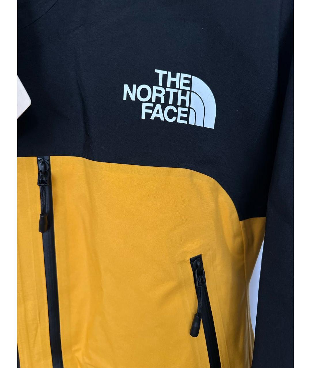 THE NORTH FACE Желтая полиамидовая спортивная куртка, фото 4