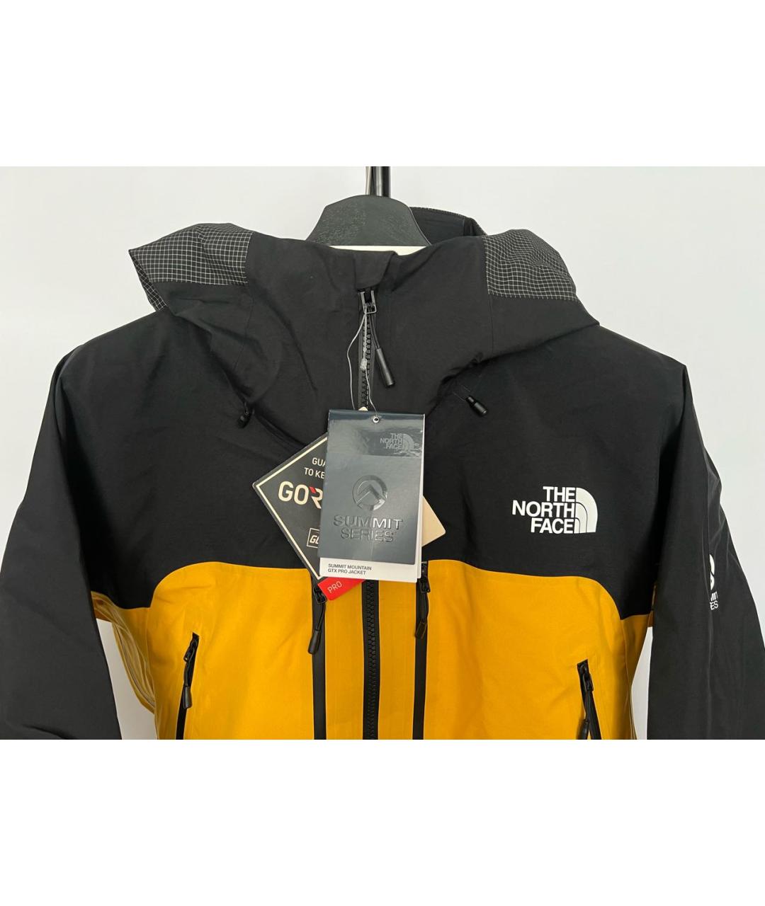 THE NORTH FACE Желтая полиамидовая спортивная куртка, фото 3