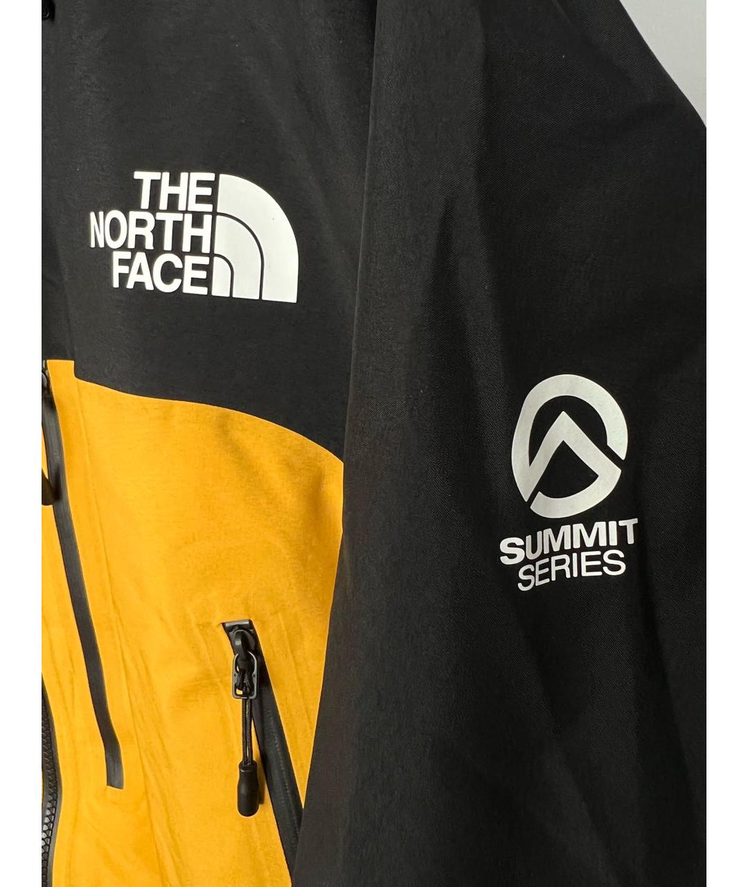 THE NORTH FACE Желтая полиамидовая спортивная куртка, фото 5