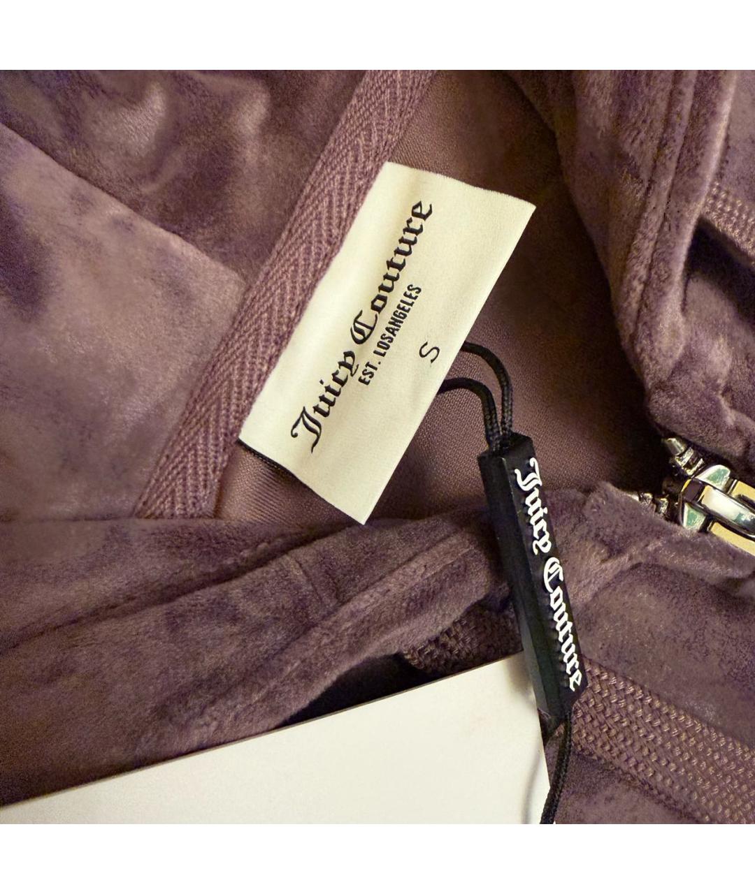 JUICY COUTURE Фиолетовый полиэстеровый костюм с брюками, фото 3