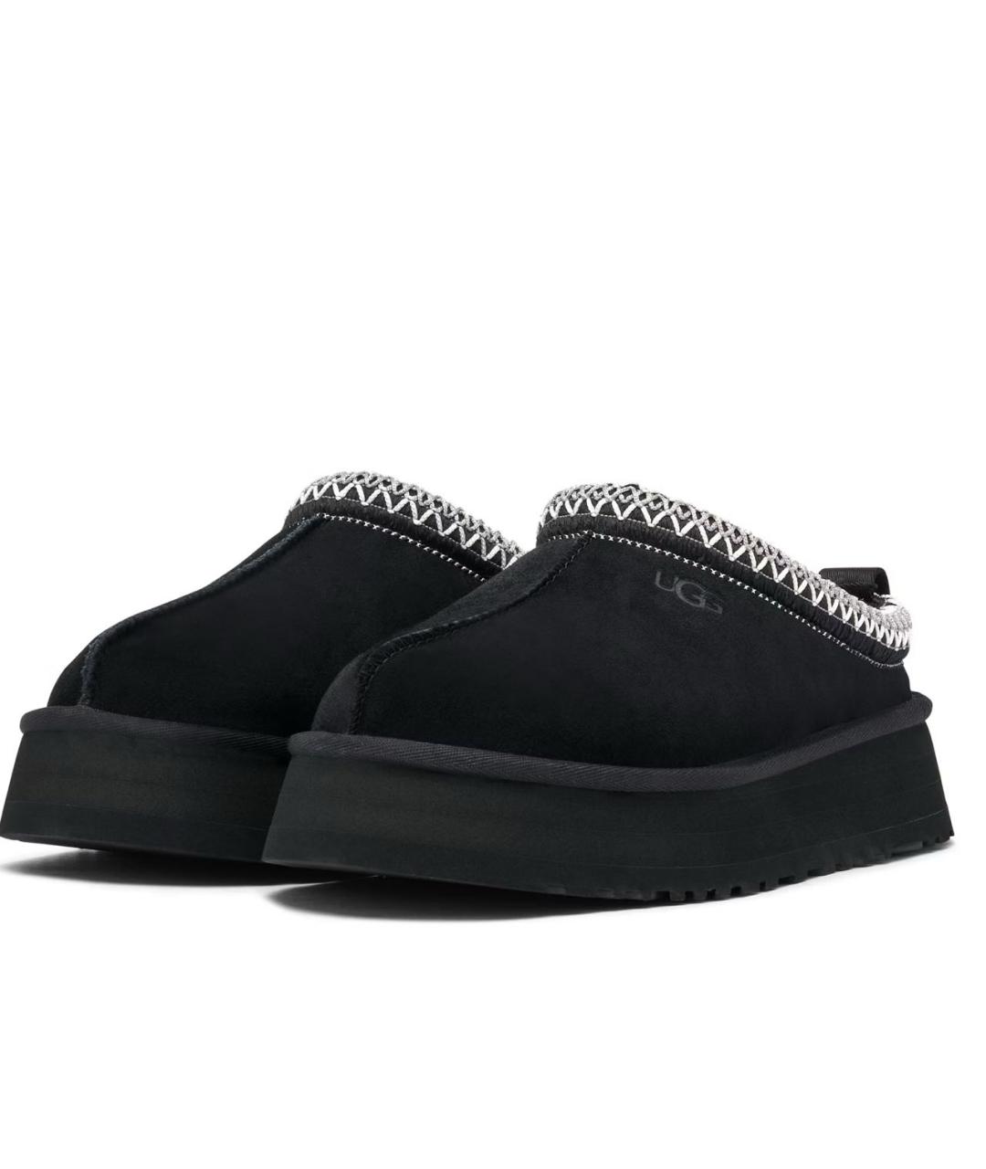 UGG AUSTRALIA Черные замшевые сабо, фото 3