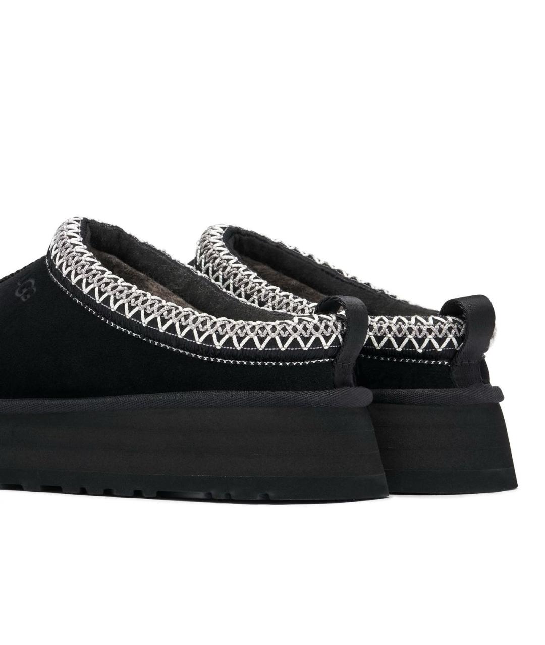 UGG AUSTRALIA Черные замшевые сабо, фото 6