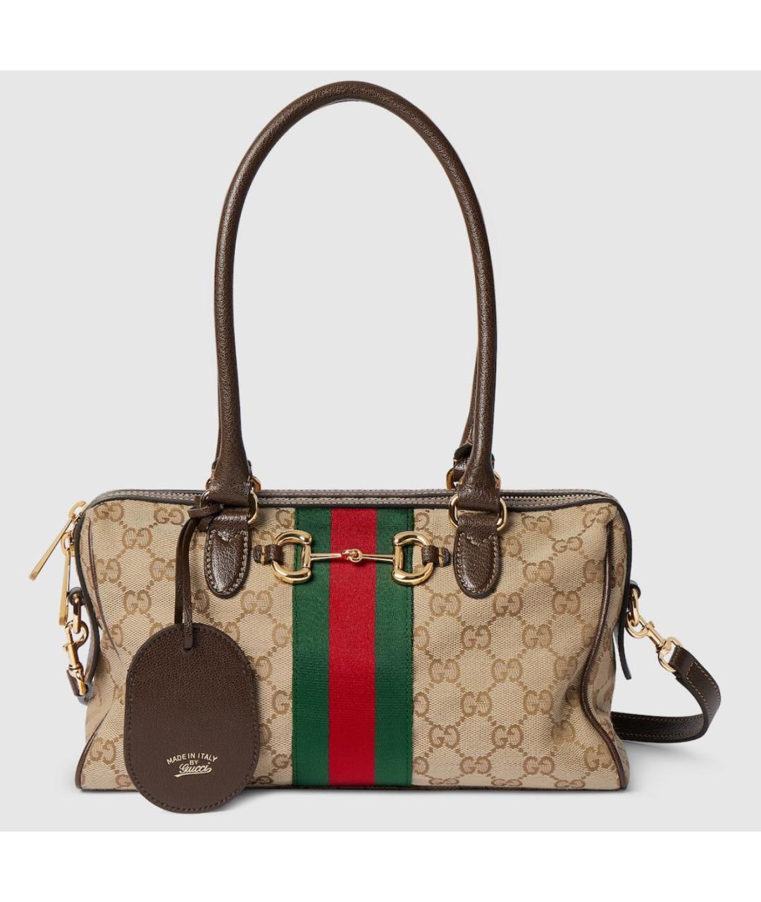 GUCCI Бежевая сумка тоут, фото 5