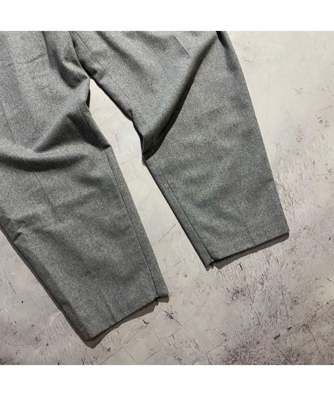 12 STOREEZ Серые шелковые брюки широкие, фото 3
