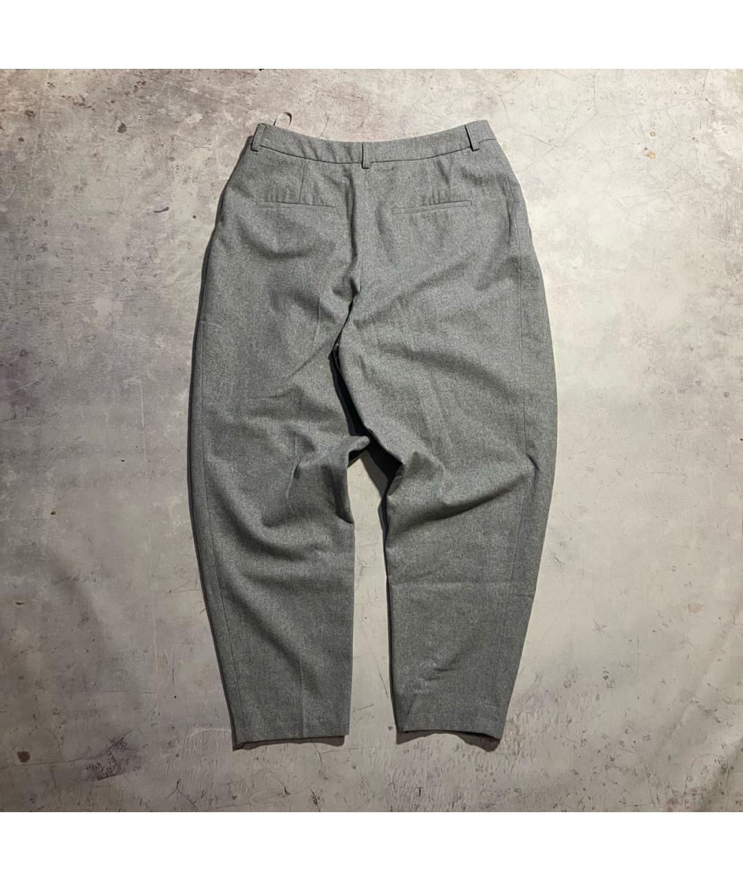 12 STOREEZ Серые шелковые брюки широкие, фото 2