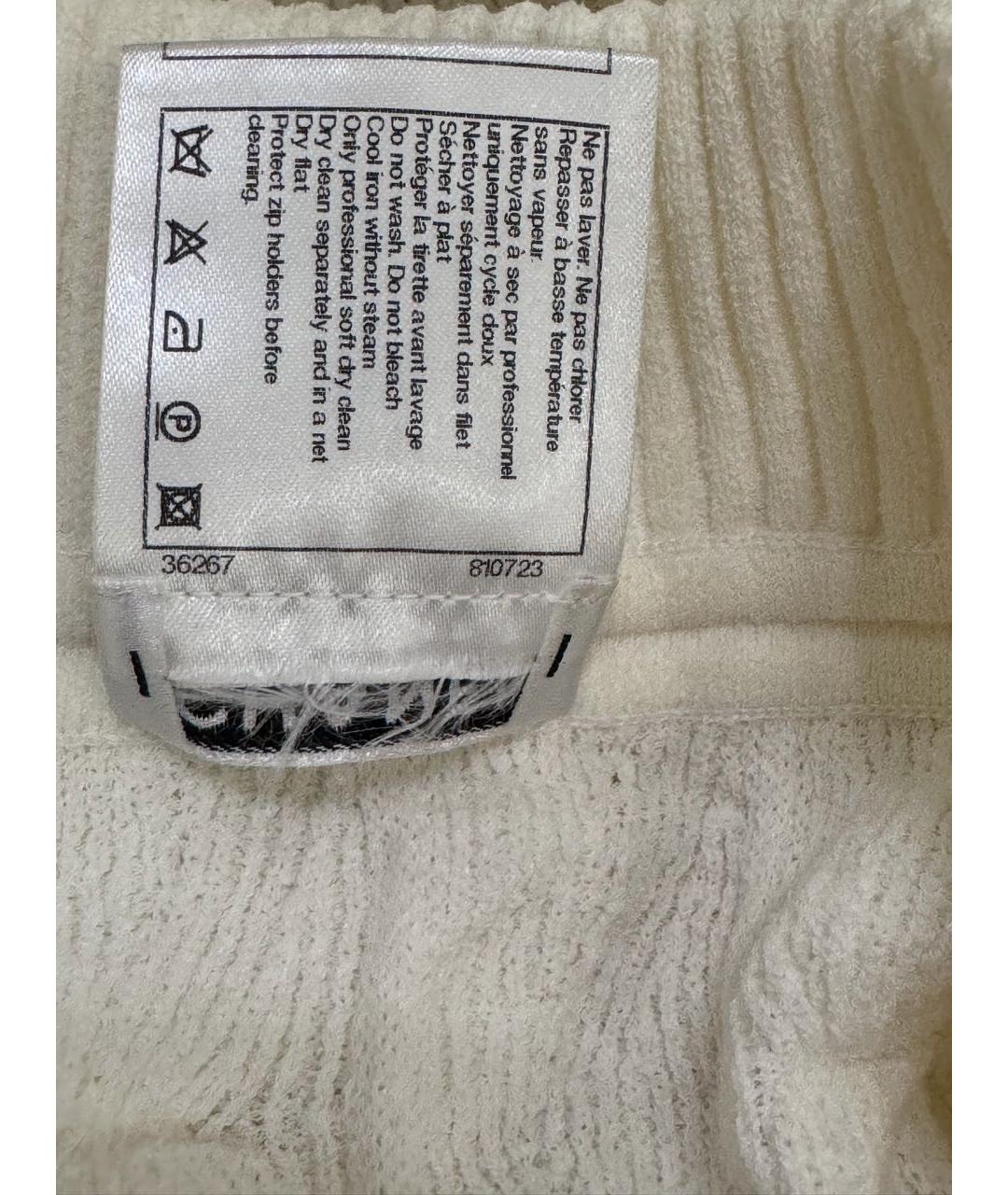 CHANEL Бежевая хлопковая жилетка, фото 6