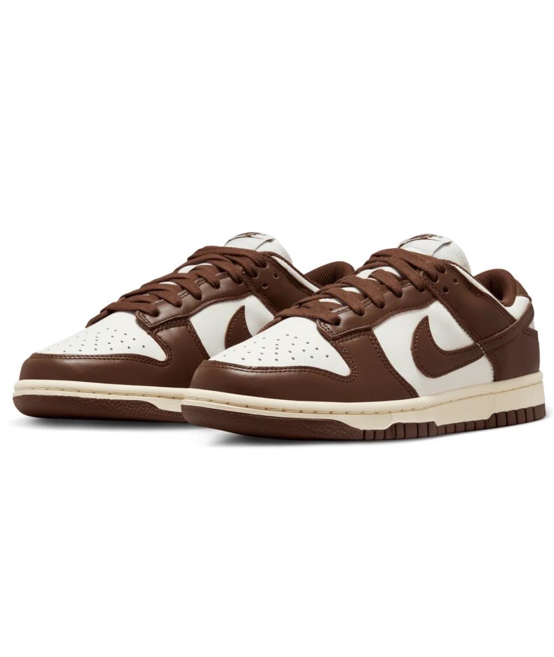 NIKE Коричневые кожаные кроссовки, фото 8