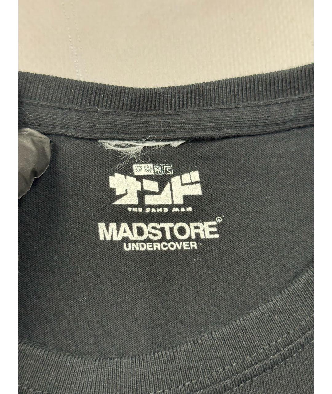 UNDERCOVER Черная хлопковая футболка, фото 6