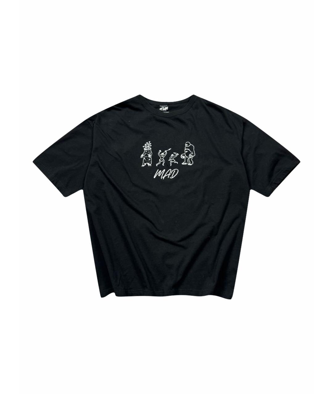 UNDERCOVER Черная хлопковая футболка, фото 1