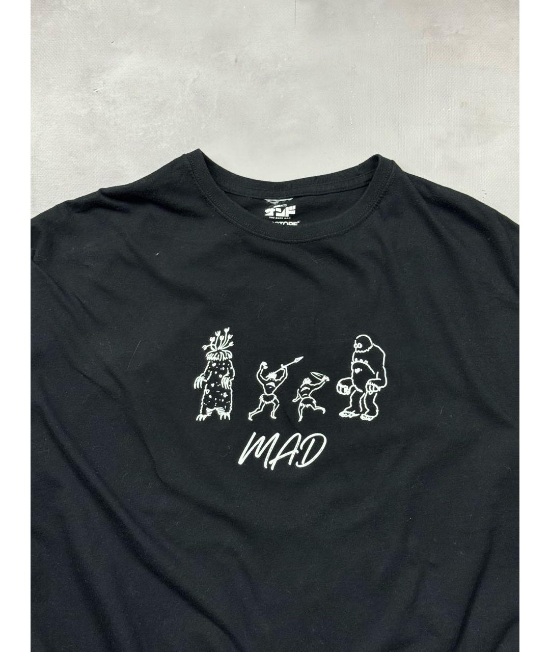 UNDERCOVER Черная хлопковая футболка, фото 2