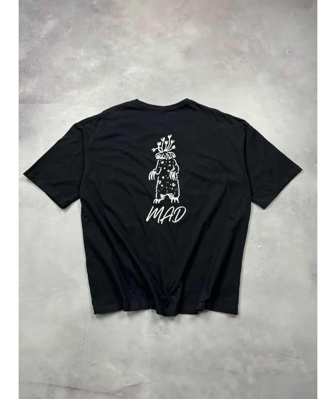 UNDERCOVER Черная хлопковая футболка, фото 3