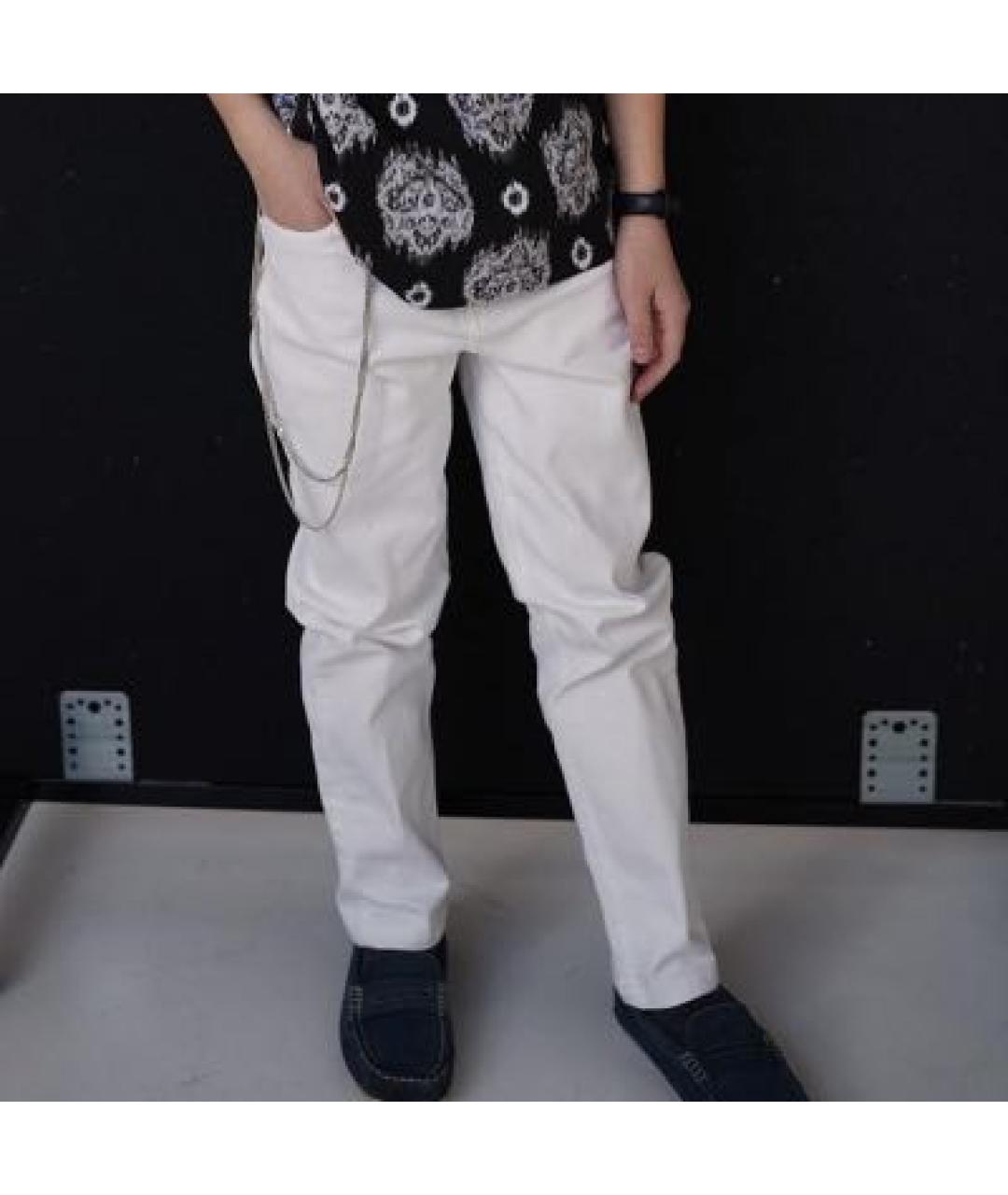 JOHN RICHMOND Белые хлопковые детские джинсы, фото 5