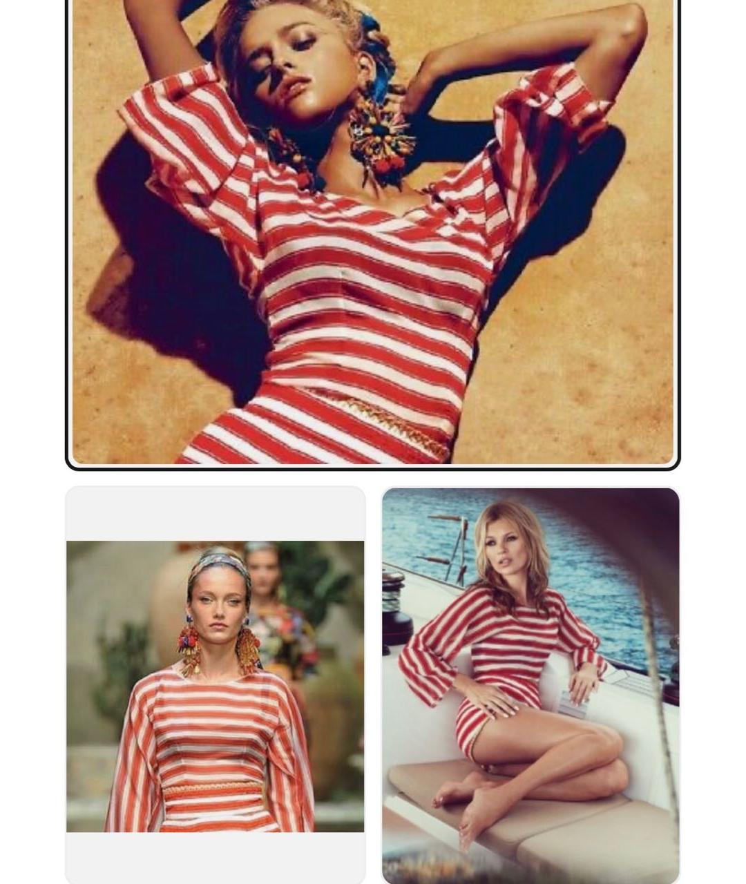 DOLCE&GABBANA Красная шелковая туника, фото 6