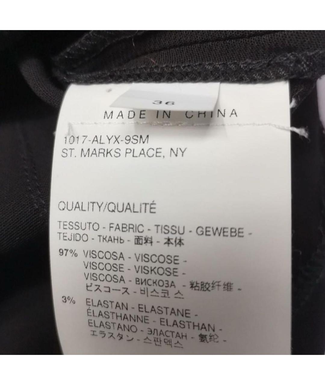 1017 ALYX 9SM Черная футболка, фото 4