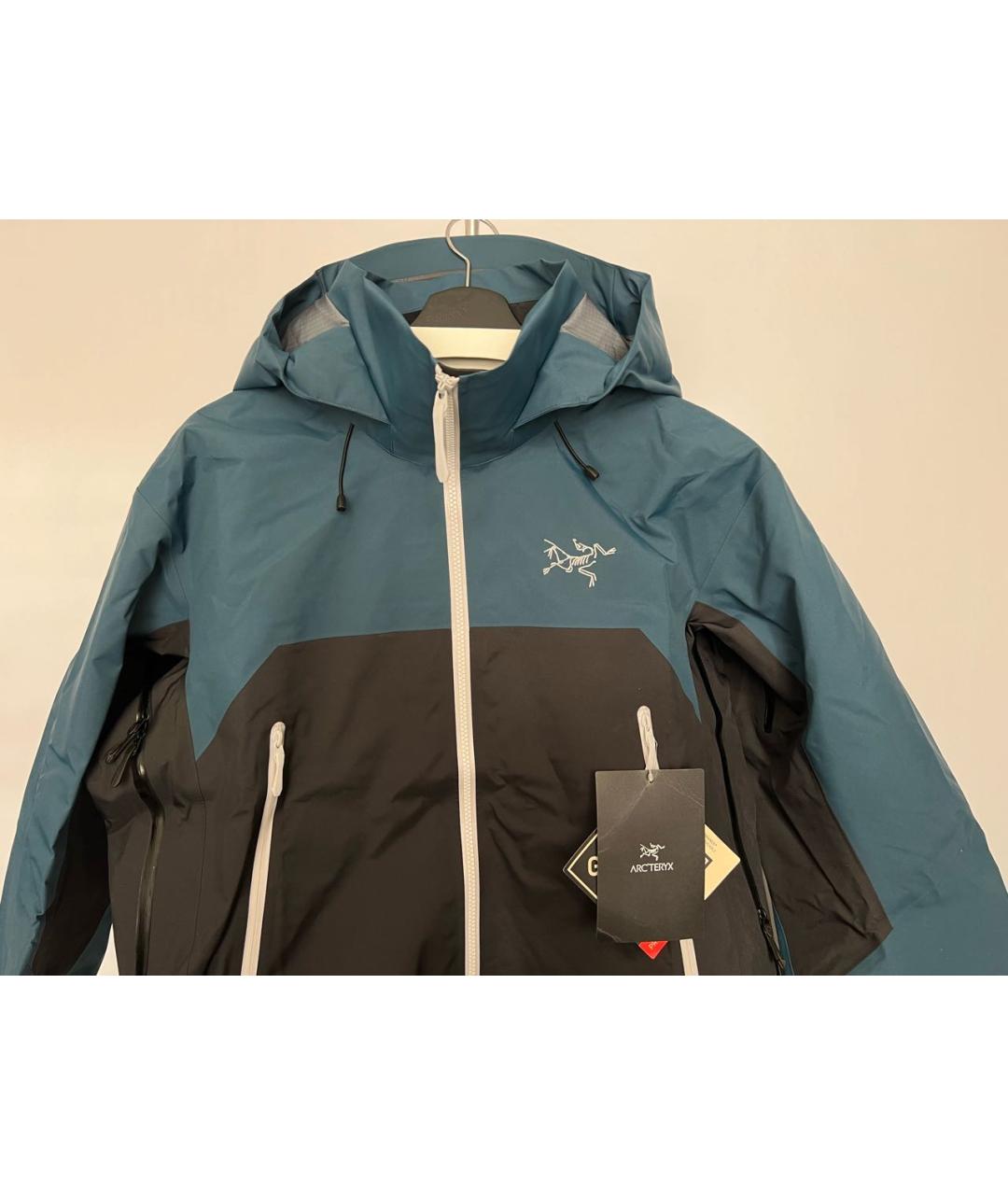 ARCTERYX Темно-синяя полиамидовая спортивная куртка, фото 3