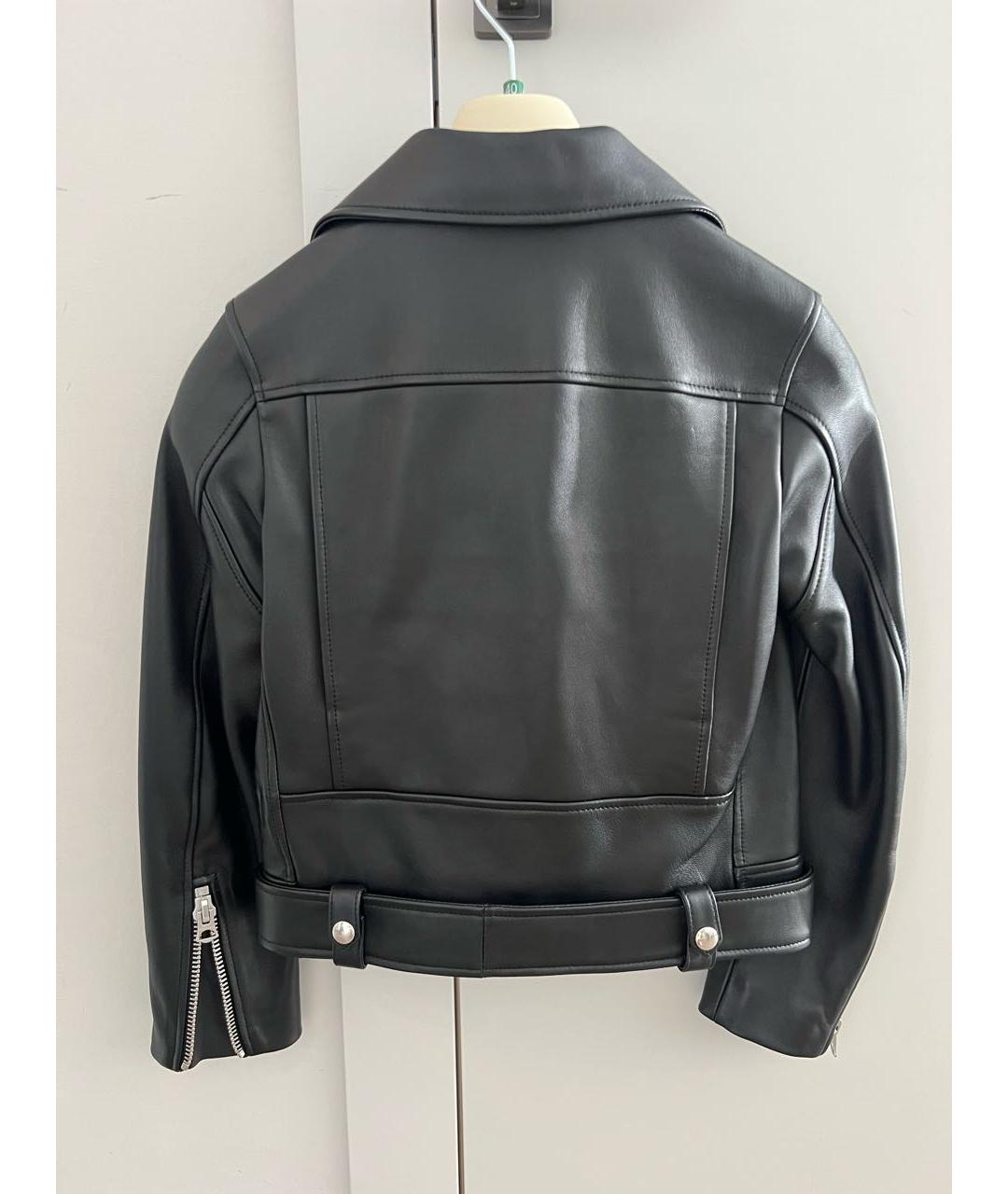 ACNE STUDIOS Черная кожаная куртка, фото 2