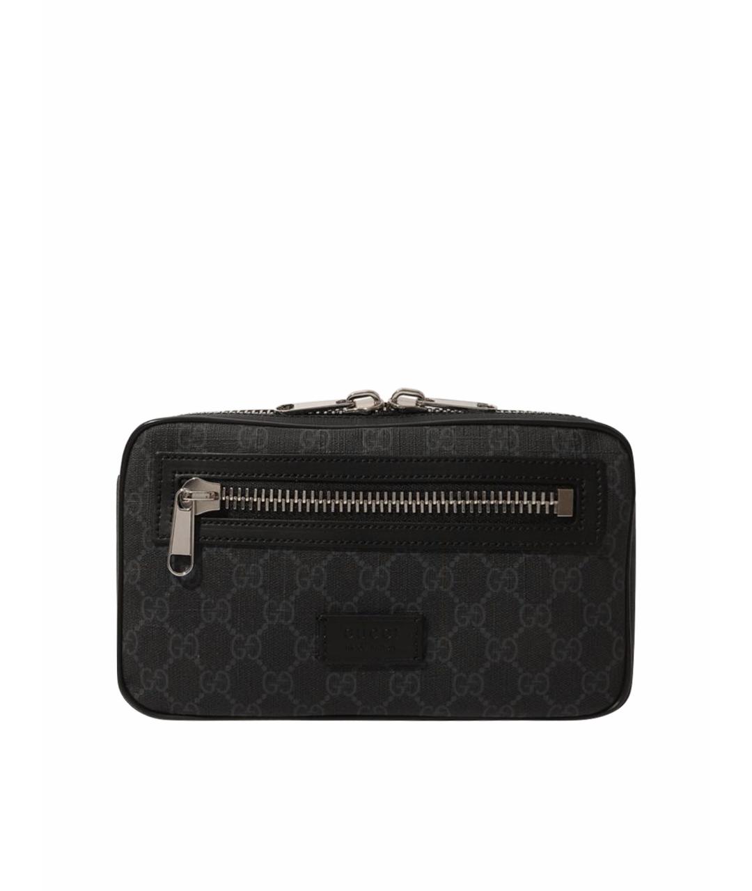 GUCCI Антрацитовая сумка через плечо, фото 1