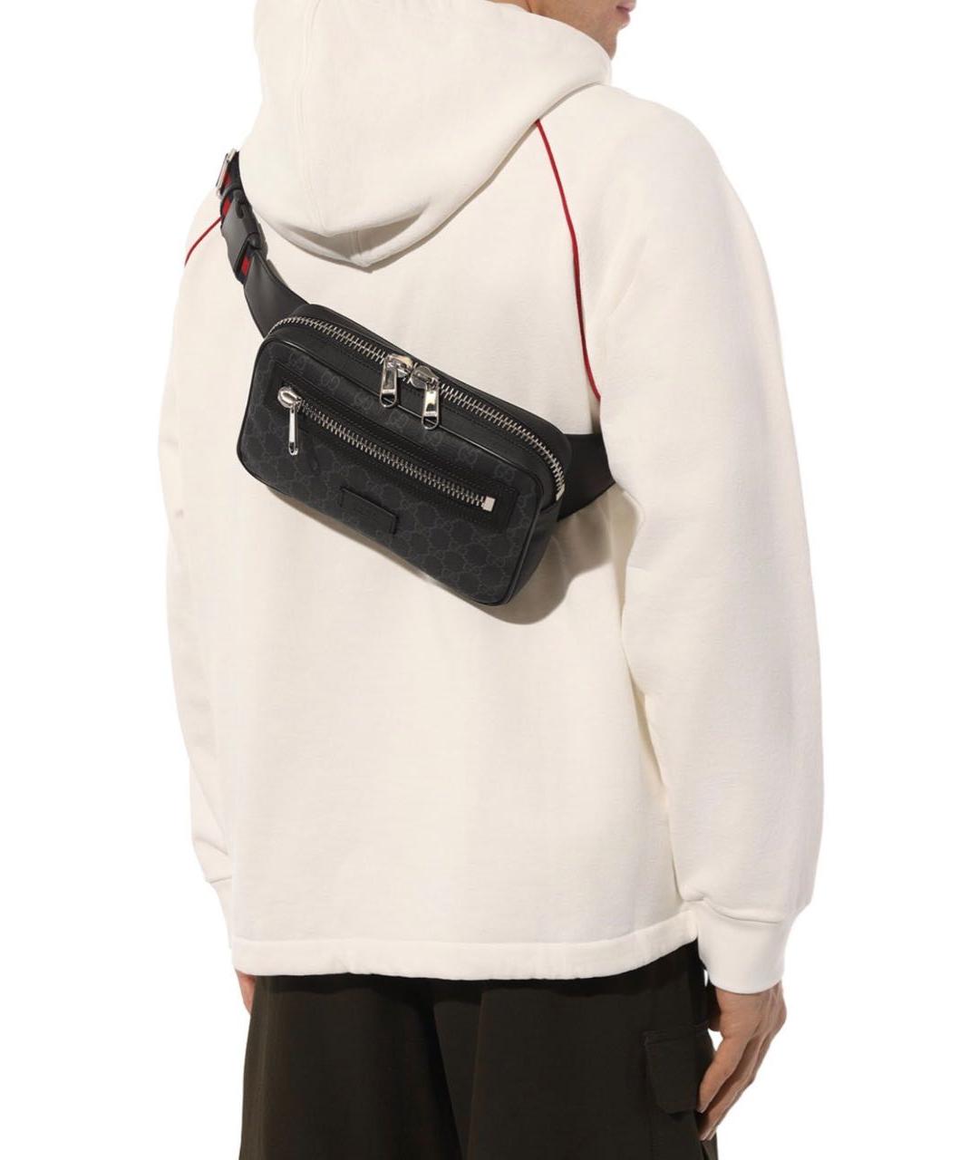 GUCCI Антрацитовая сумка через плечо, фото 2