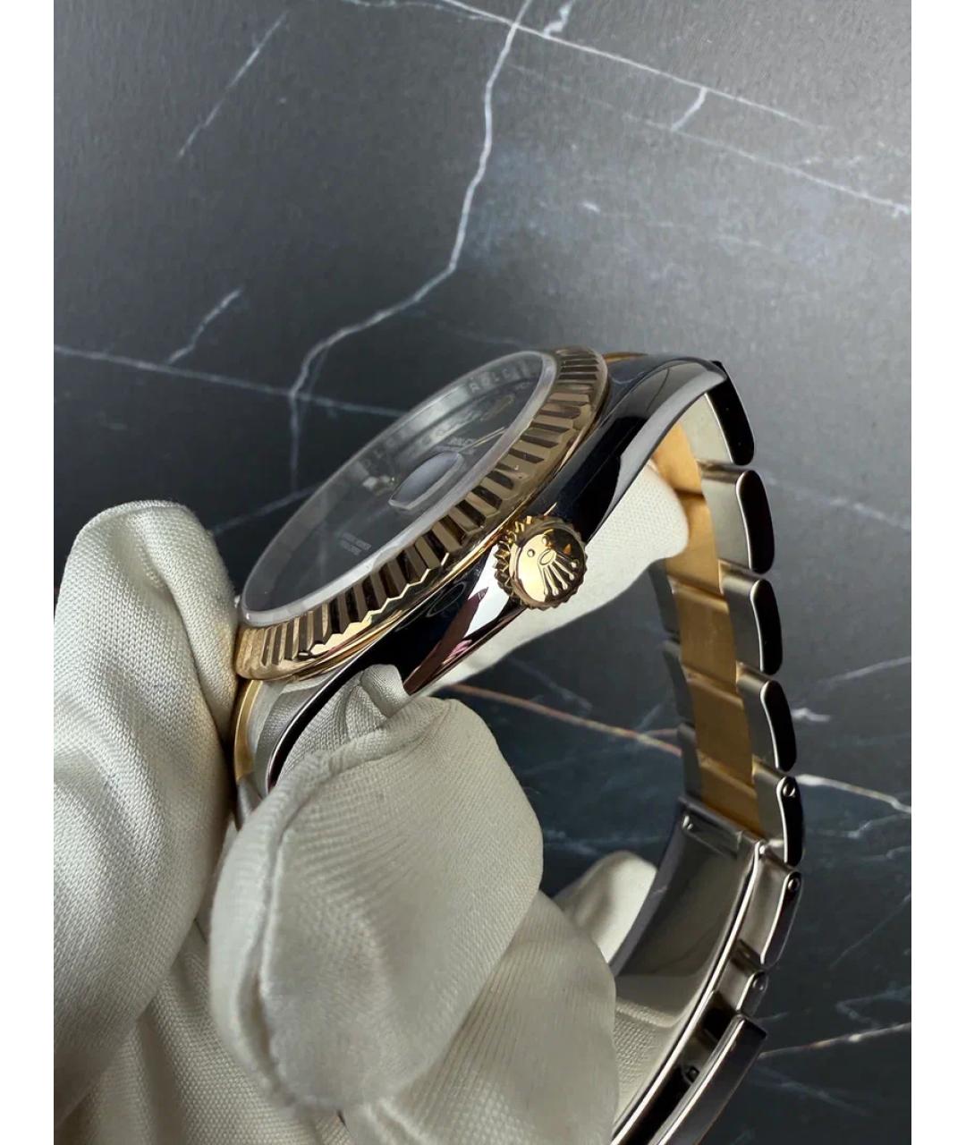 ROLEX Серые металлические часы, фото 3