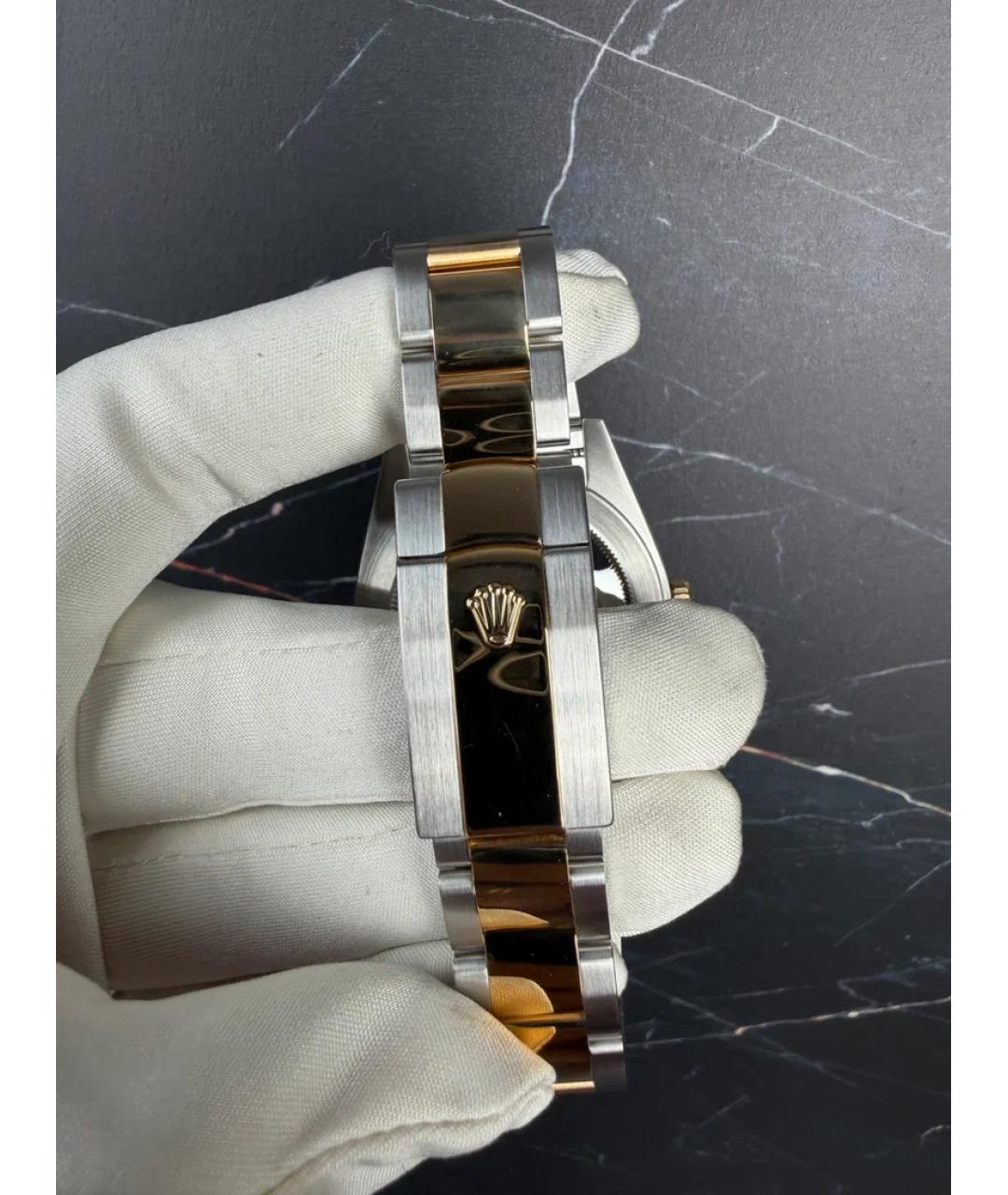 ROLEX Серые металлические часы, фото 6