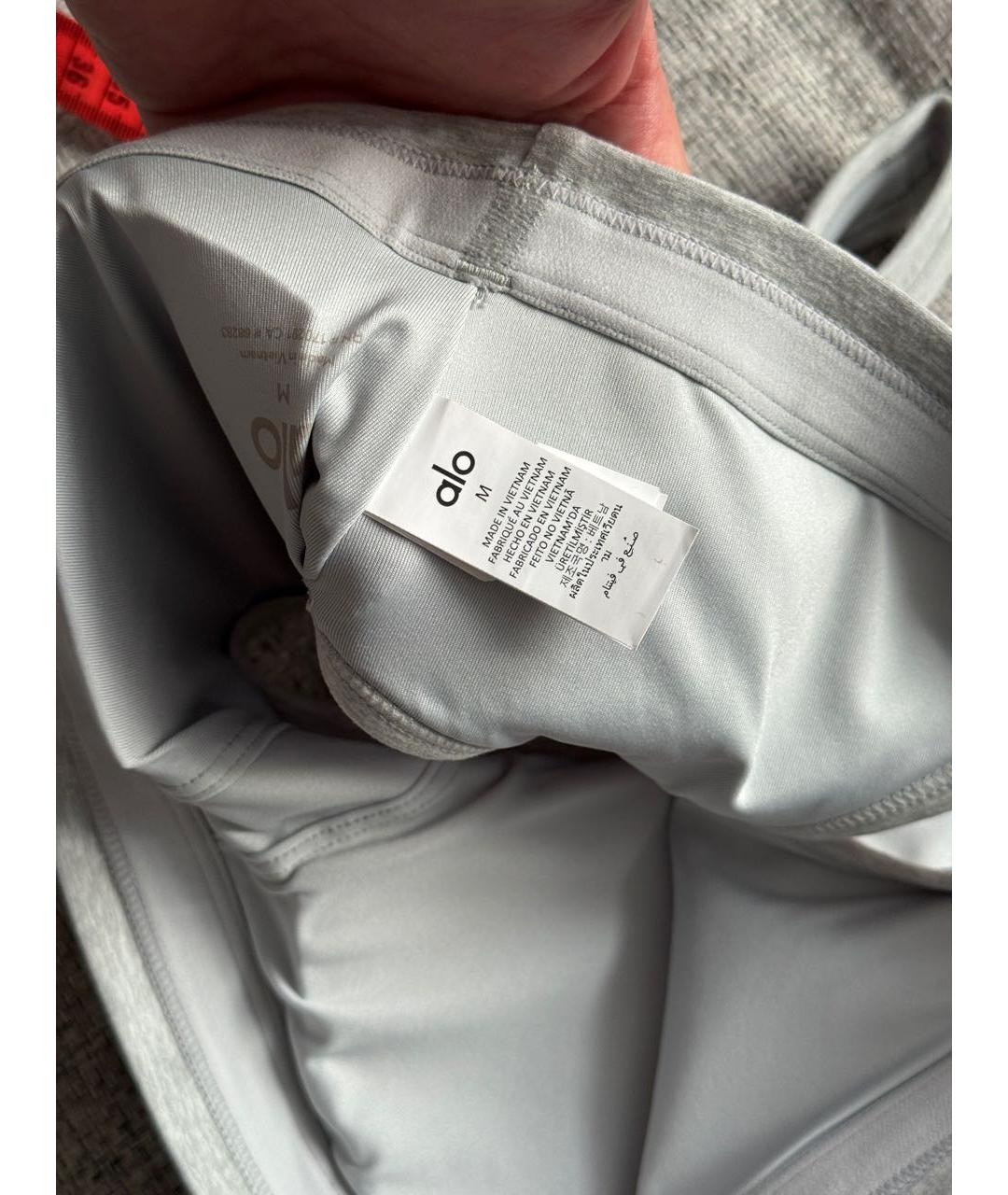 ALO YOGA Серый полиэстеровый спортивные костюмы, фото 6