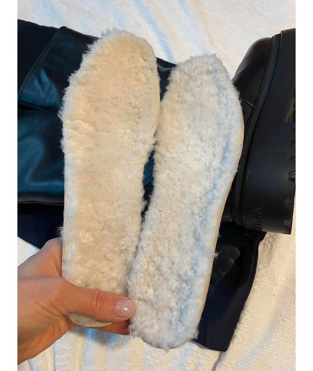 LE SILLA Черные кожаные сапоги, фото 6