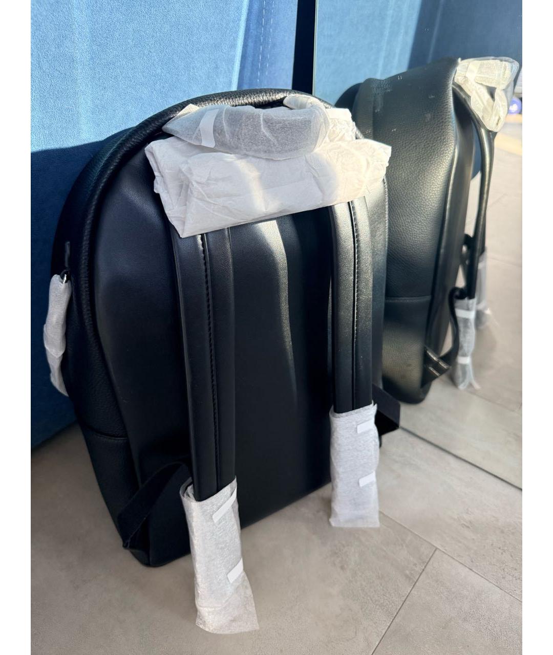 MICHAEL KORS Черный рюкзак из искусственной кожи, фото 3