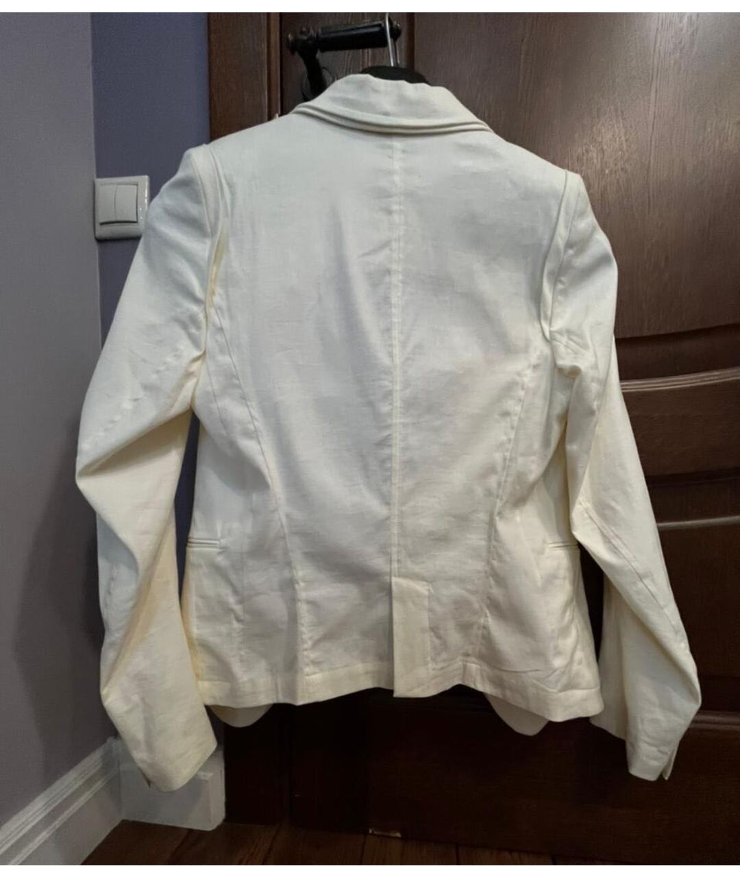 ANN DEMEULEMEESTER Белый льняной жакет/пиджак, фото 2