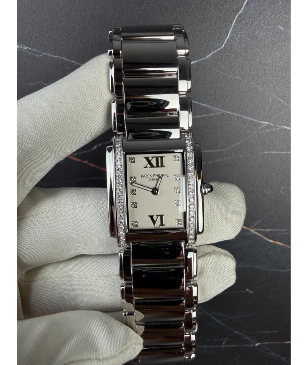 PATEK PHILIPPE Белые металлические часы, фото 2