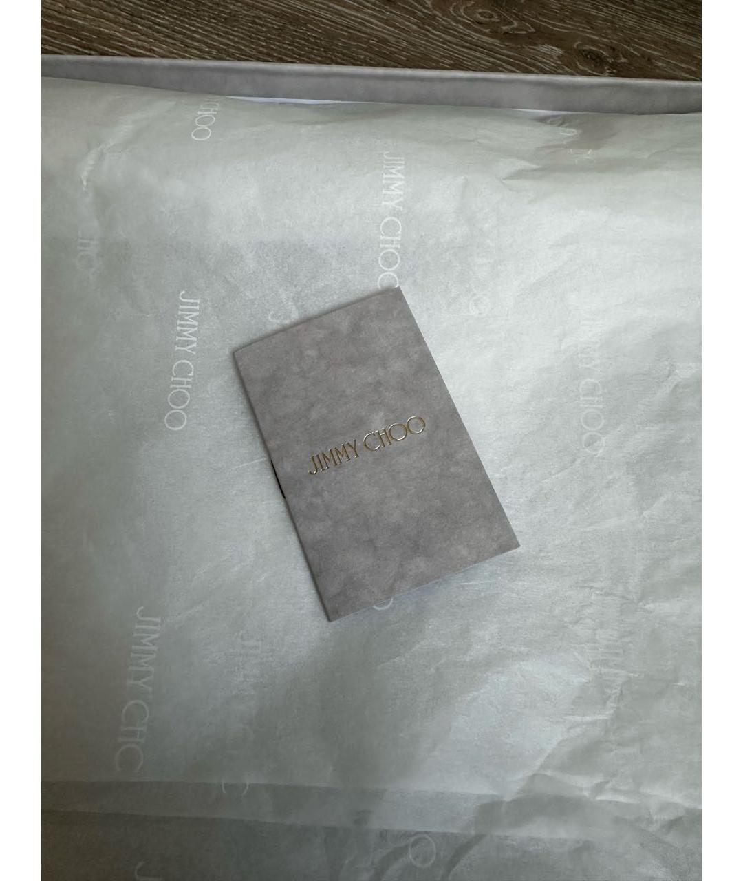 JIMMY CHOO Зеленые кожаные туфли, фото 7