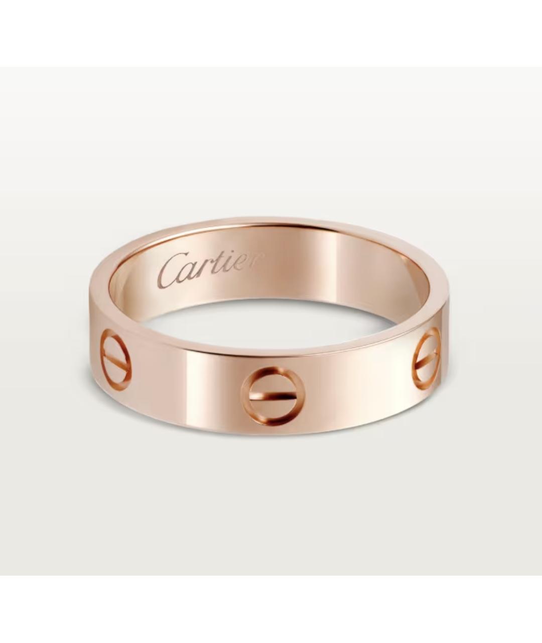 CARTIER Желтое кольцо из розового золота, фото 4