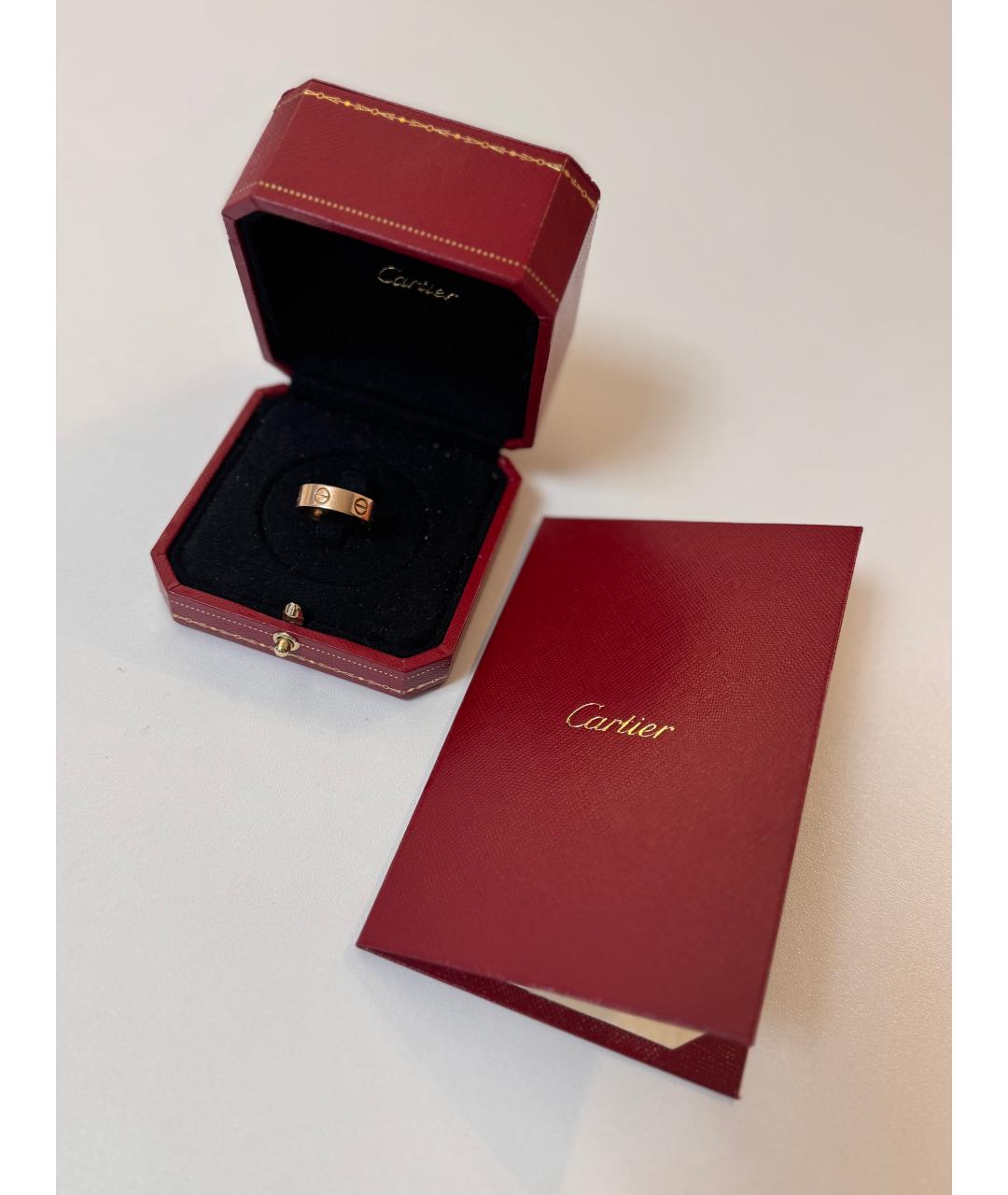 CARTIER Желтое кольцо из розового золота, фото 2