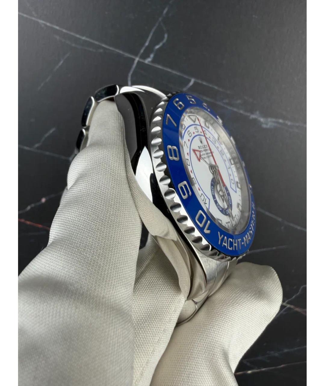 ROLEX Белые металлические часы, фото 4
