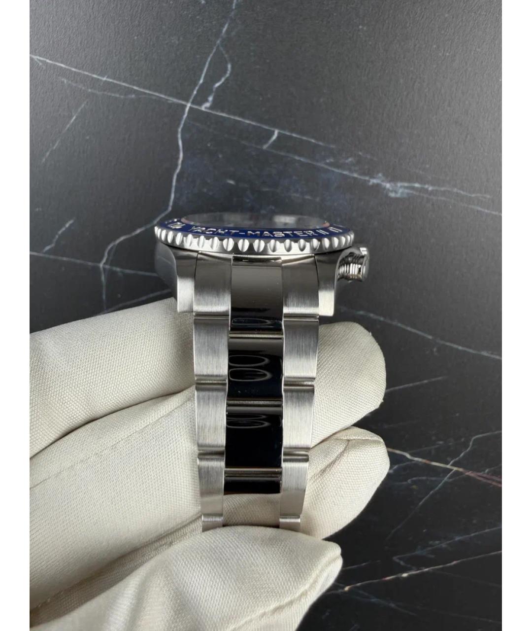 ROLEX Белые металлические часы, фото 5