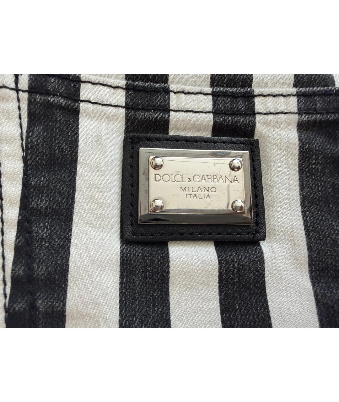 DOLCE&GABBANA Белые деним шорты, фото 3