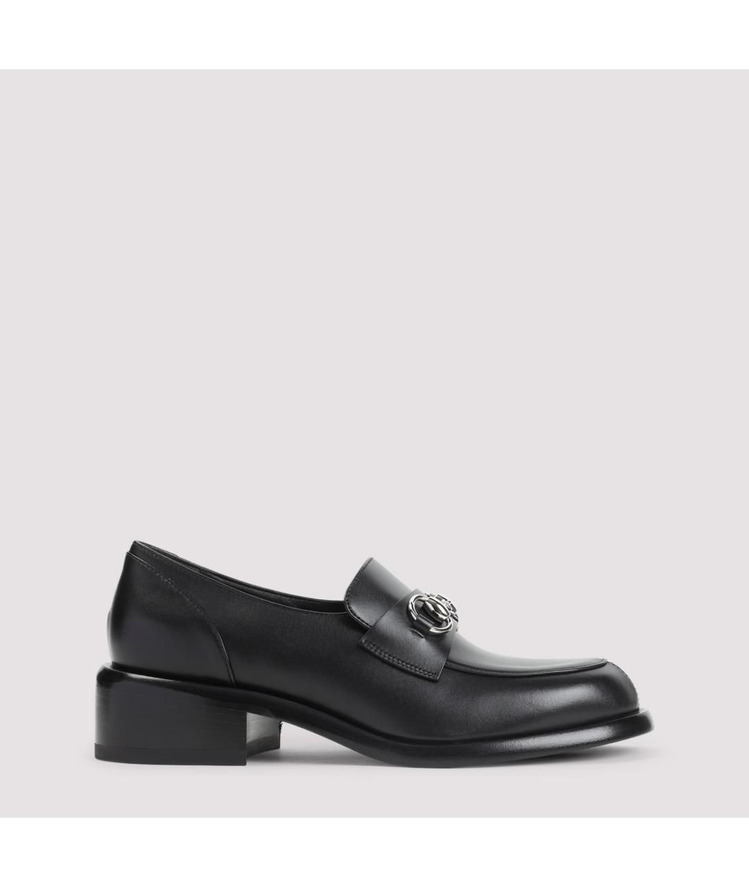 GUCCI Черные кожаные лоферы, фото 2