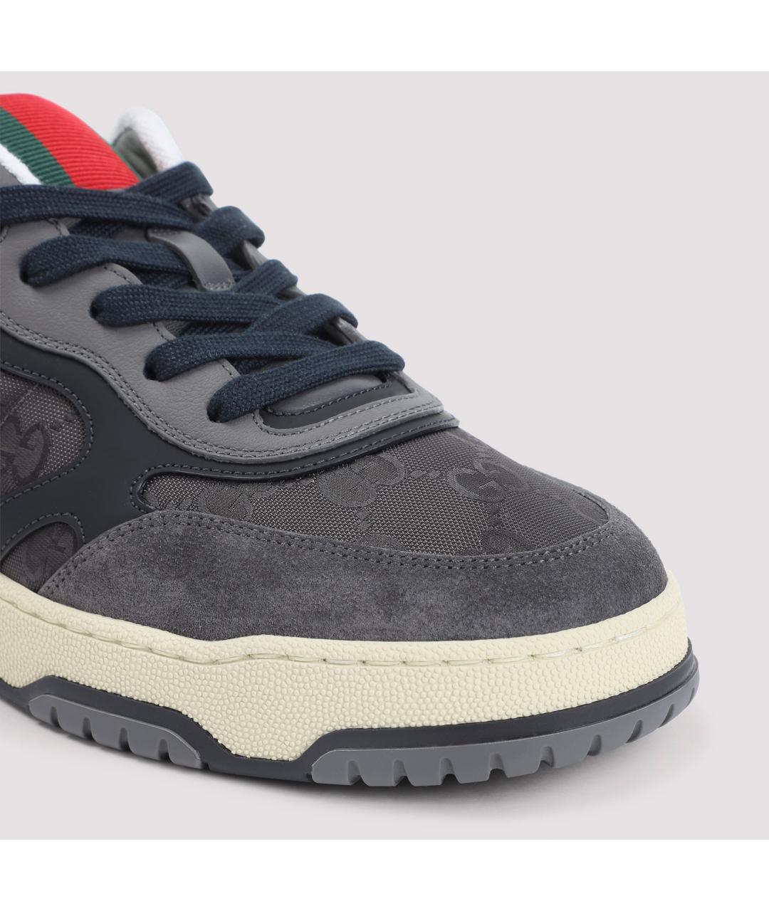 GUCCI Мульти кожаные низкие кроссовки / кеды, фото 6