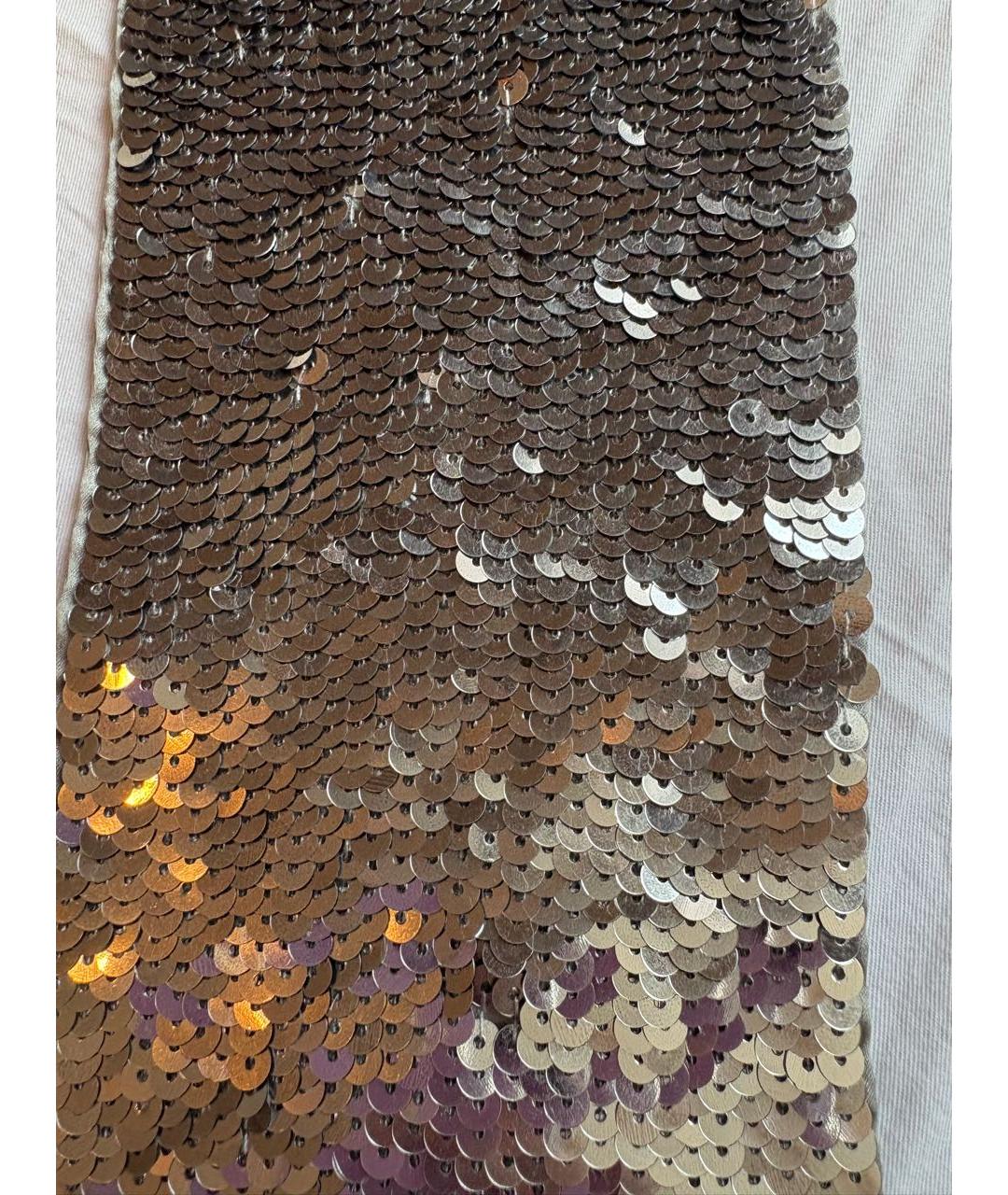 COACH Серебрянный шарф, фото 4