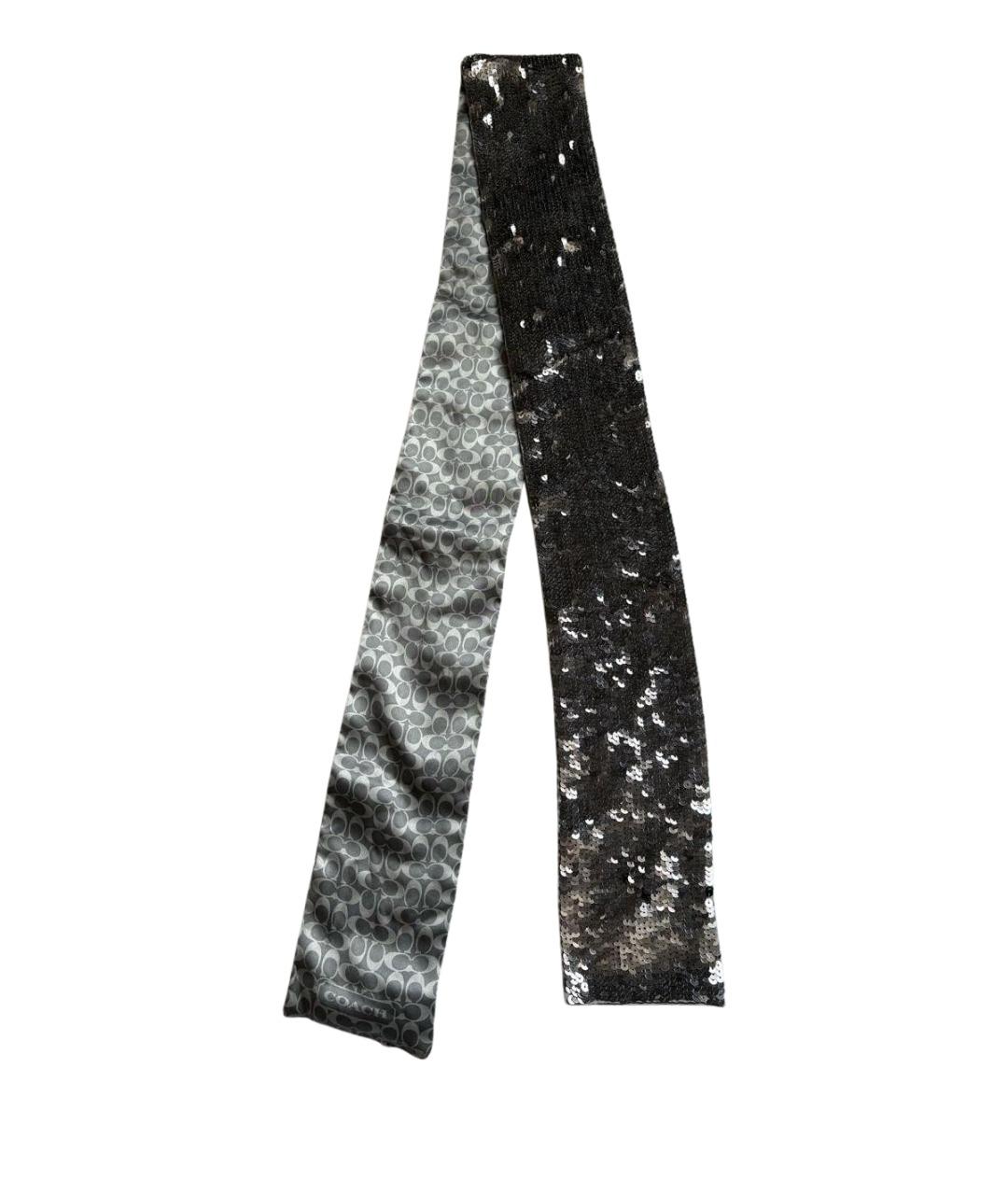 COACH Серебрянный шарф, фото 1