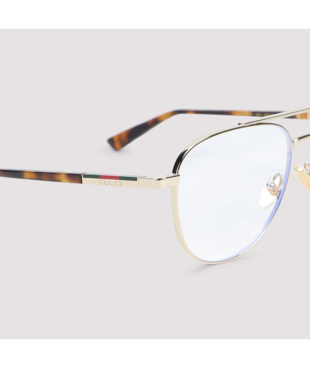 GUCCI Мульти металлические солнцезащитные очки, фото 5