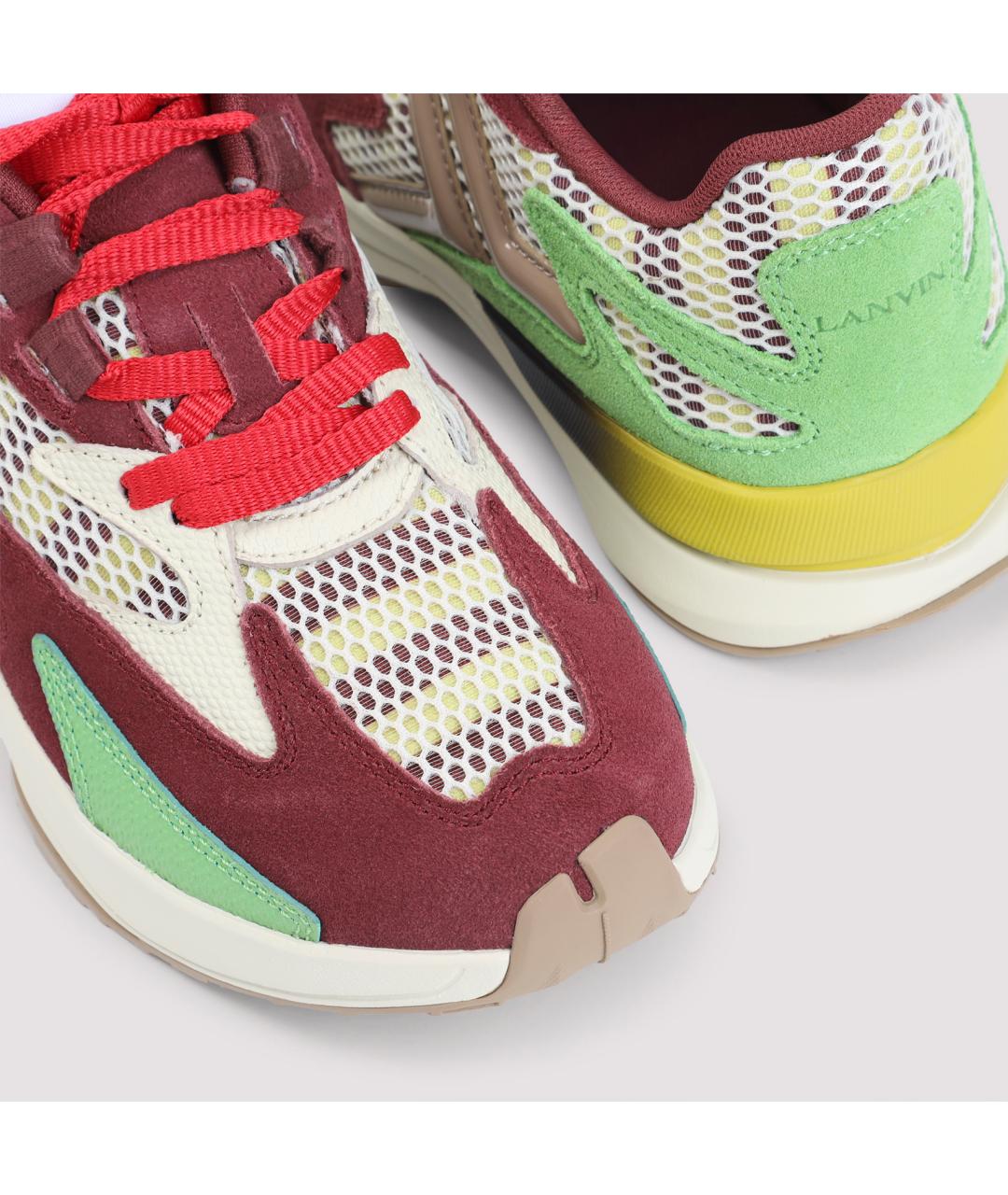 LANVIN Мульти кожаные кроссовки, фото 5