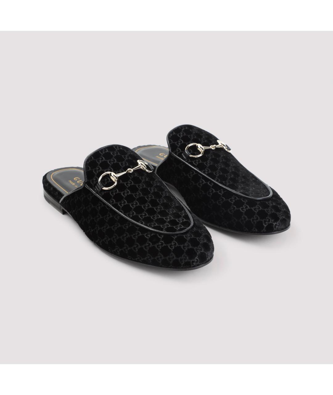 GUCCI Черные мюли, фото 5